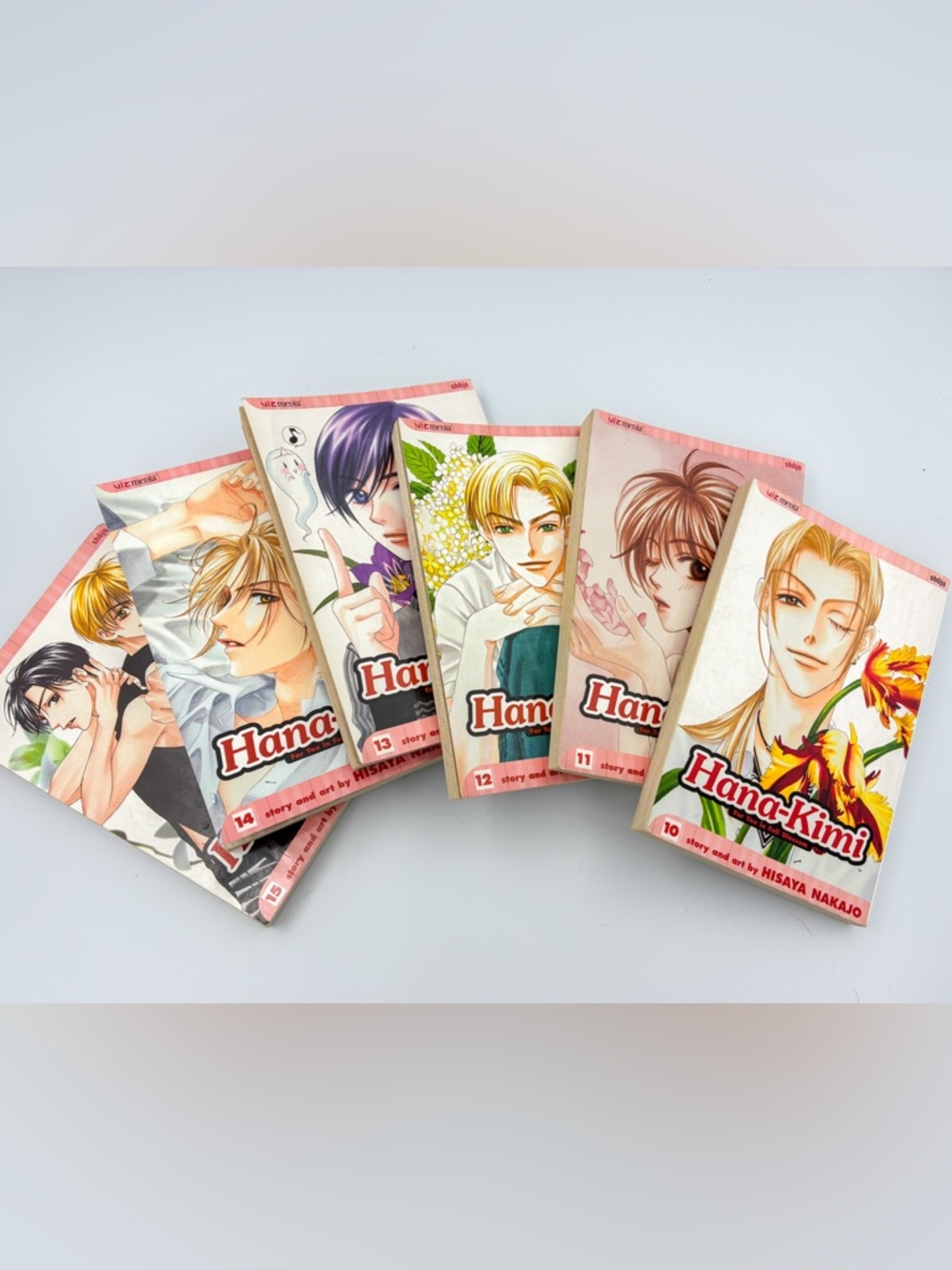 Hana-Kimi Vol. 10, 11, 12, 13, 14, 15 Paperback Hisaya Nakajo Book Lot